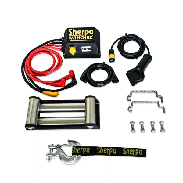 Sherpa winches kit parts steel cable winches