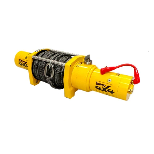 dual motor sherpa winches 12V rope